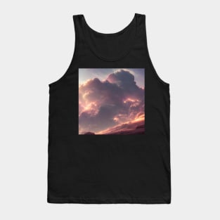 Planets Nebula Cloud In Dark Space Tank Top